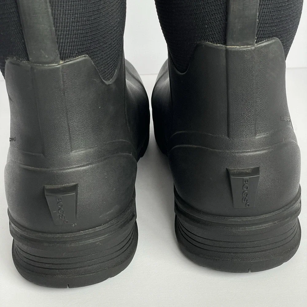 Bogs Bozeman Tall Black Seamless Boot‎ Mens 8 Insulated Waterproof Outdoor Work